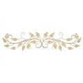 Kd Estanteria Brushed Gold Over The Door Scroll Wall Decor, Multicolor KD2627096